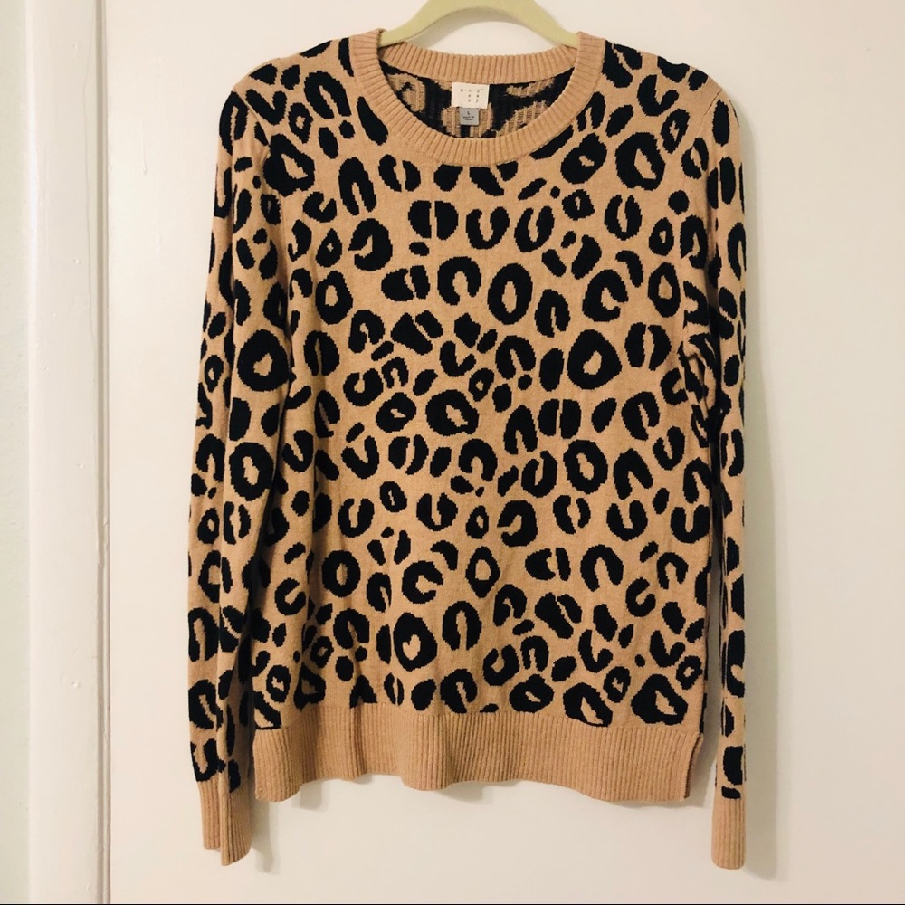Leopard Print Sweater 🖤